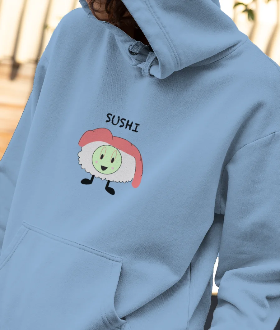 Sushi Time Front-Printed Hoodie