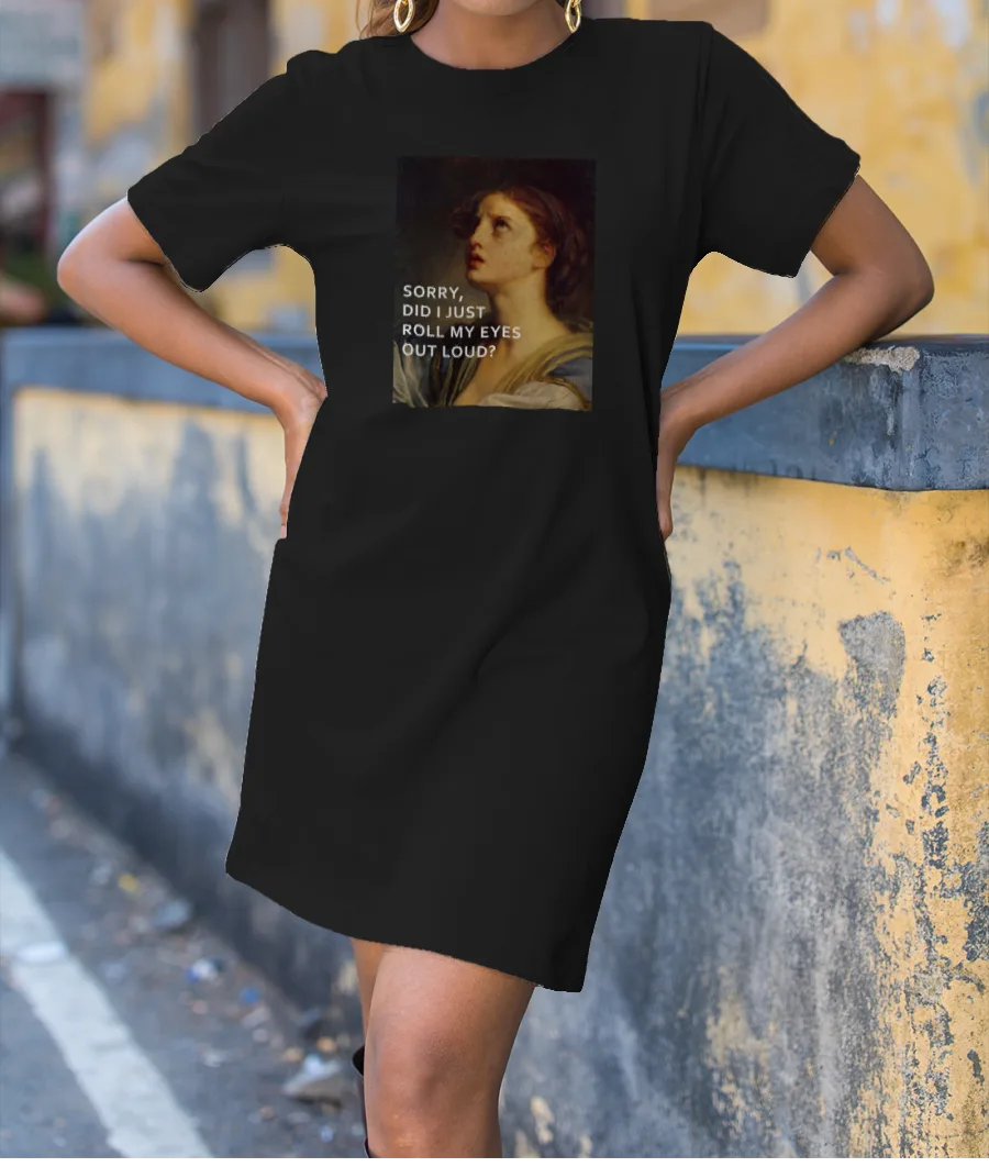 Classic Art Meme T-Shirt Dress