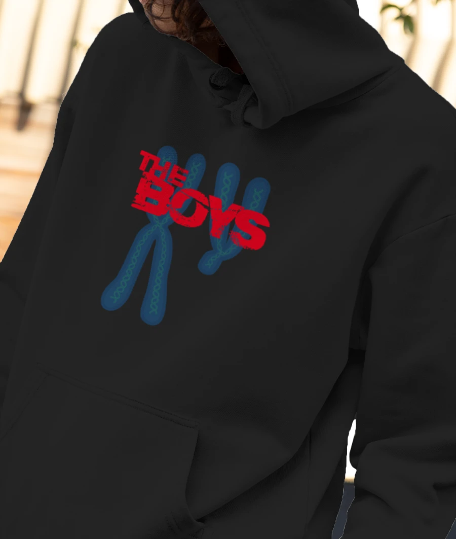 The Boys Front-Printed Hoodie