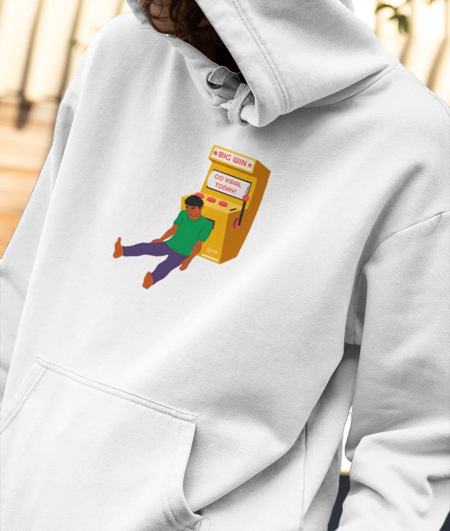 Go Viral Today Front-Printed Hoodie