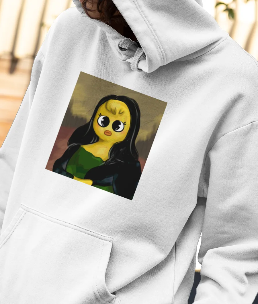 monalisa (bbokari version) Front-Printed Hoodie