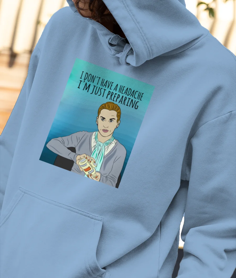 The office-Angela  Front-Printed Hoodie