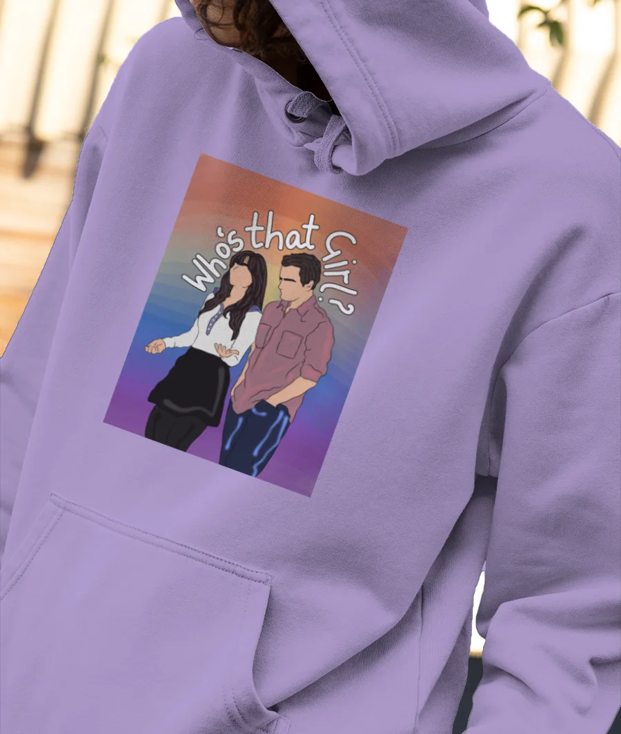 New girl-Nick and jess Front-Printed Hoodie