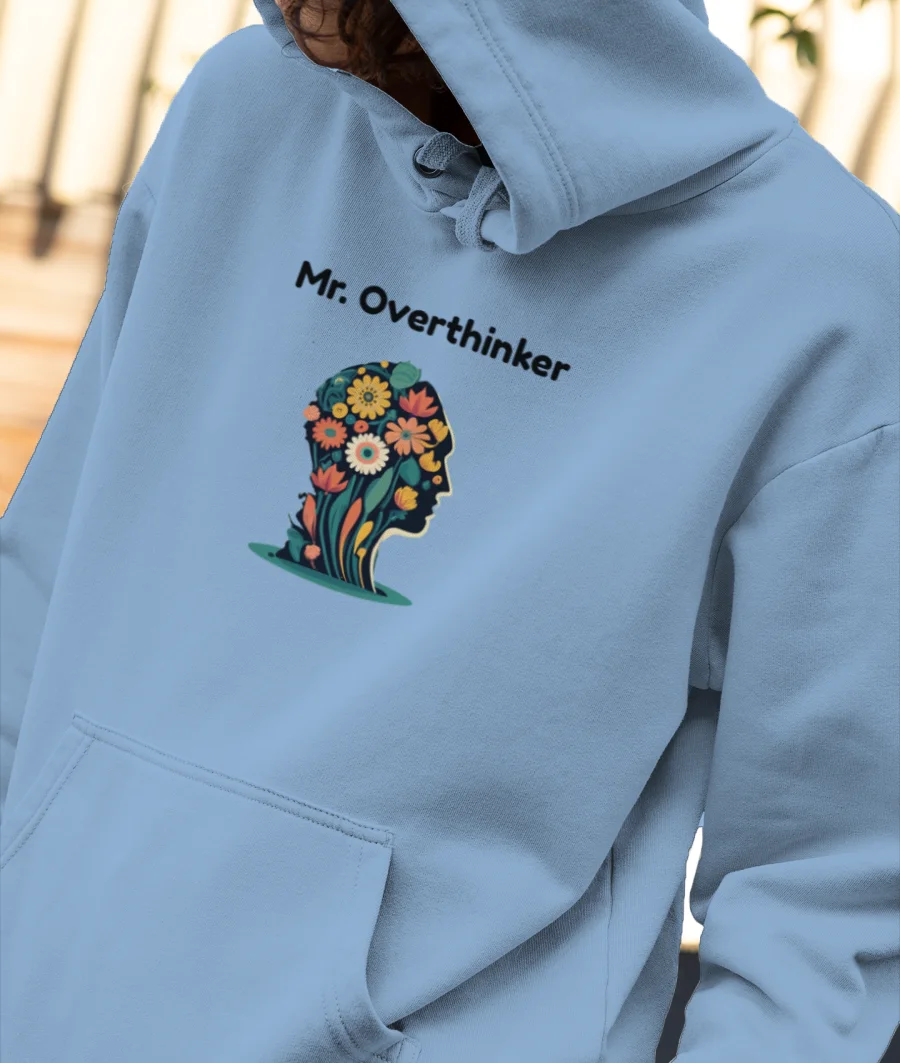 Mr Overthinker Front-Printed Hoodie