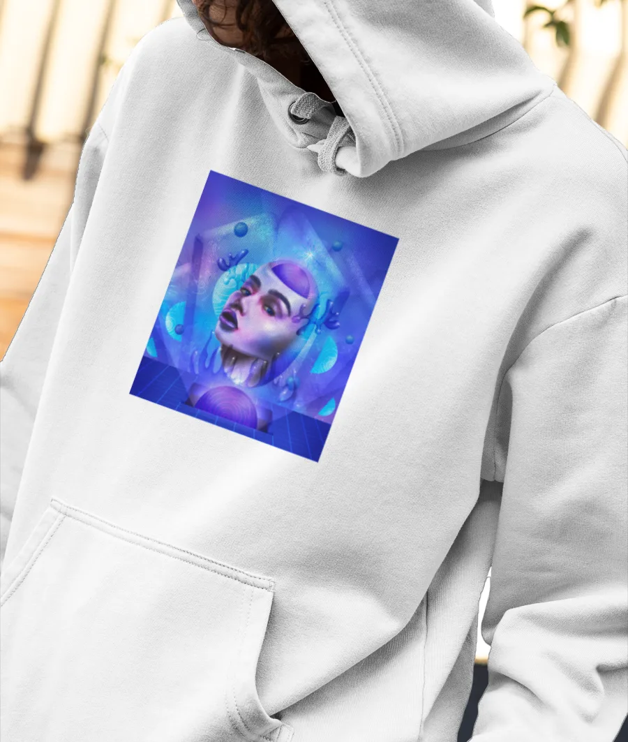 Winter Wishes Surreal Art Front-Printed Hoodie