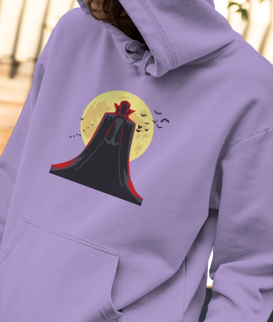 Count Dracula Front-Printed Hoodie