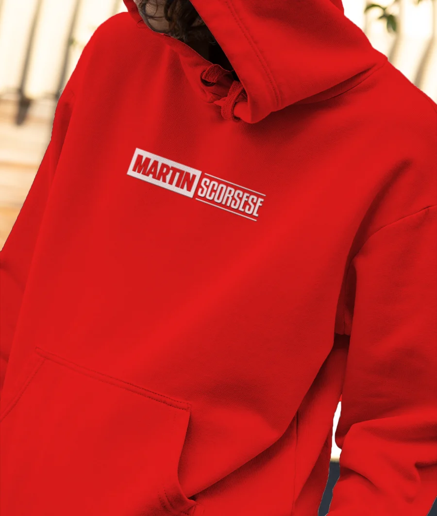 Martin Scorsese - Marvel Logo Front-Printed Hoodie
