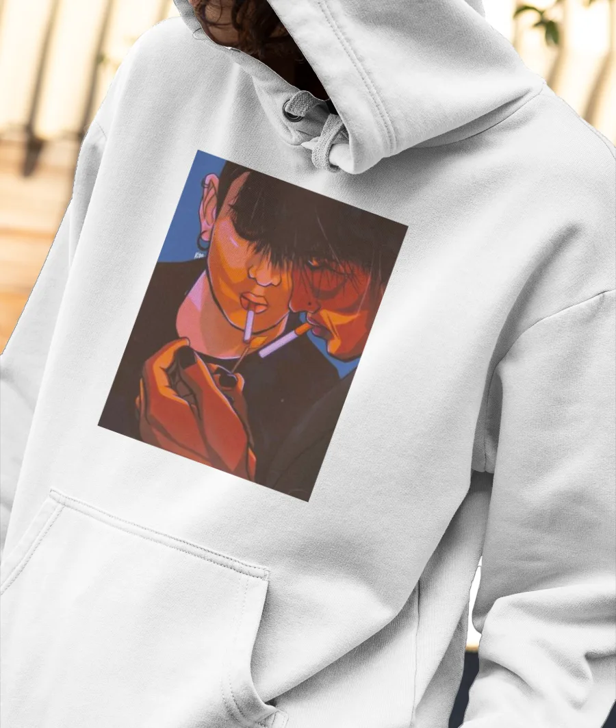 Smoking Kills Front-Printed Hoodie