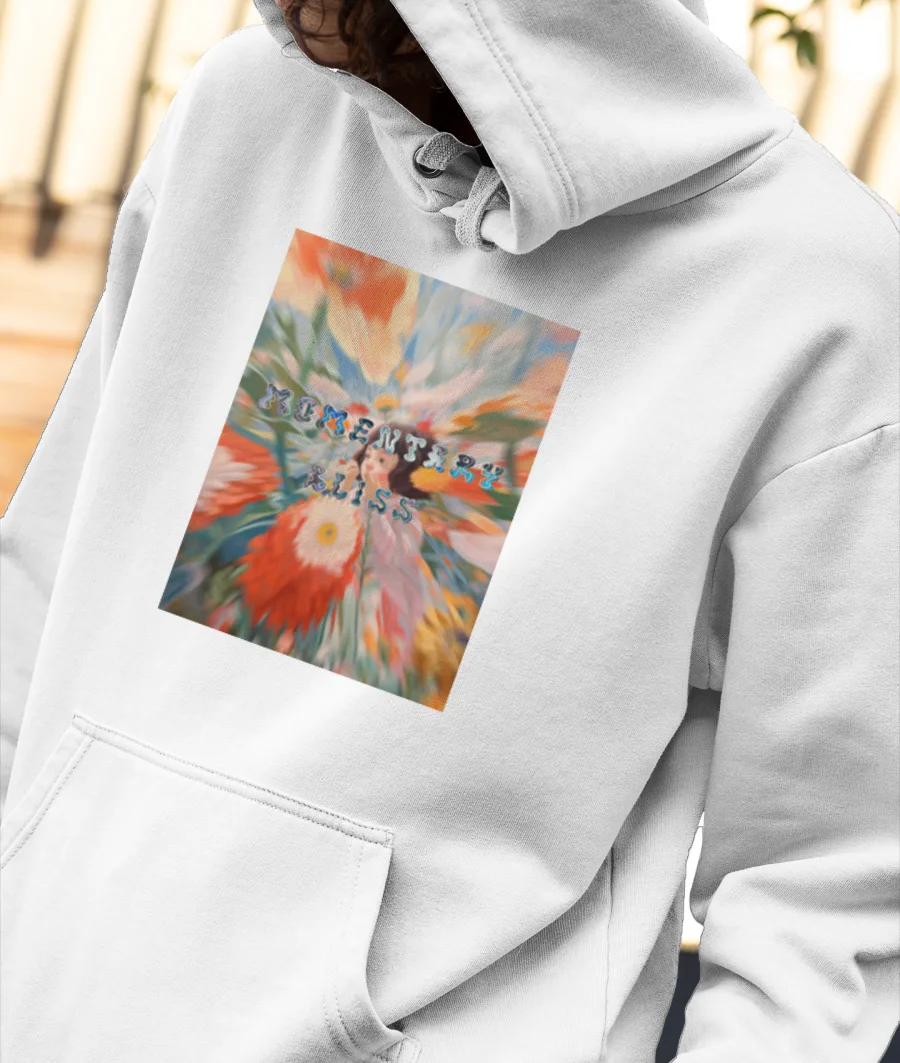 Momentary bliss Front-Printed Hoodie