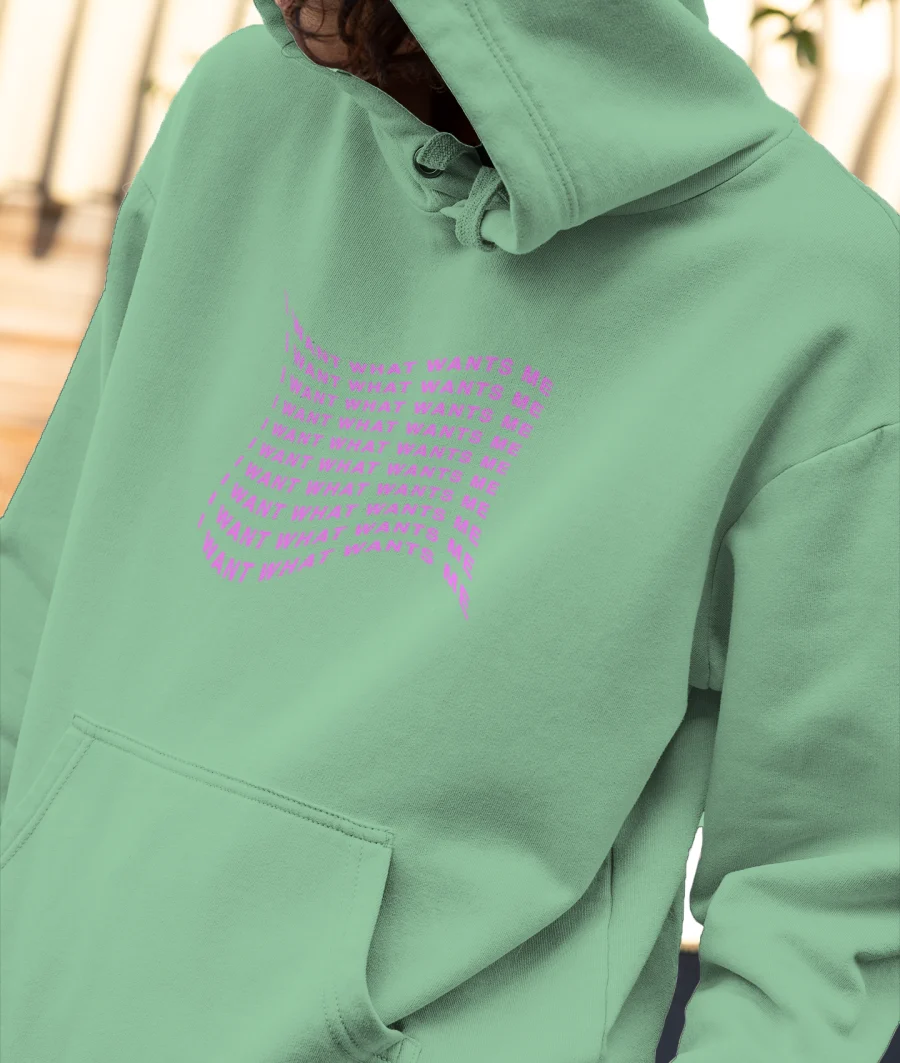 needs and wants Front-Printed Hoodie