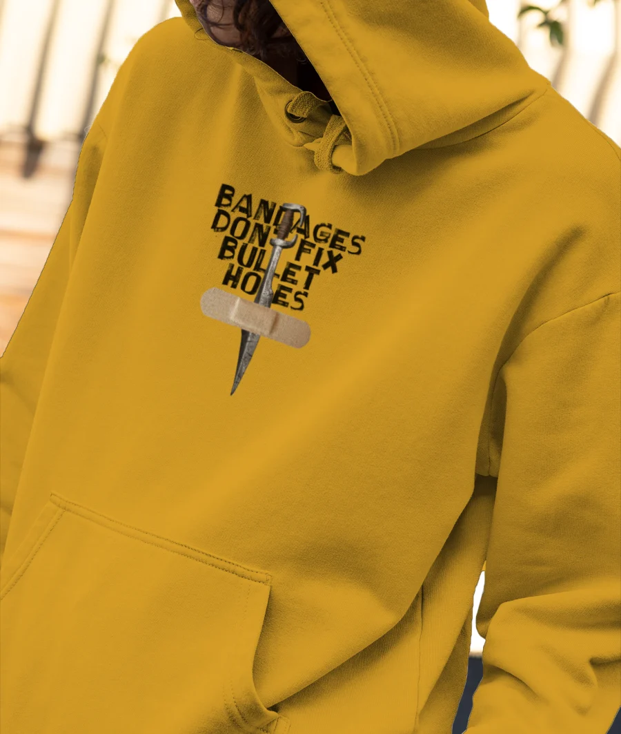 BadBlood Front-Printed Hoodie