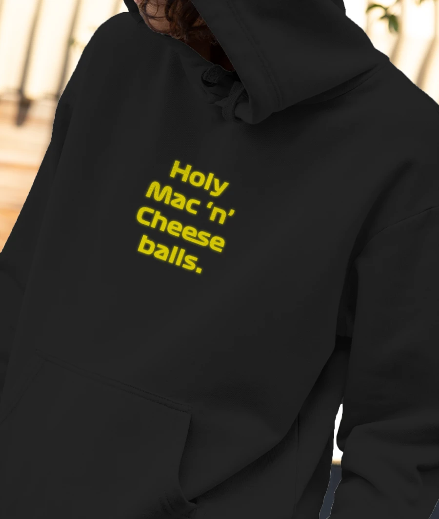 Daniel Ricciardo- Holy Mac N Cheese balls. Front-Printed Hoodie