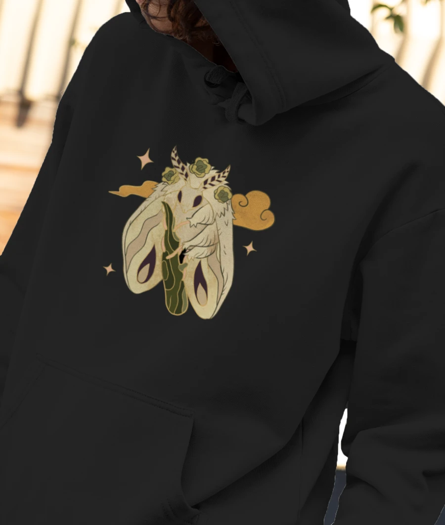 MagicMoth Front-Printed Hoodie