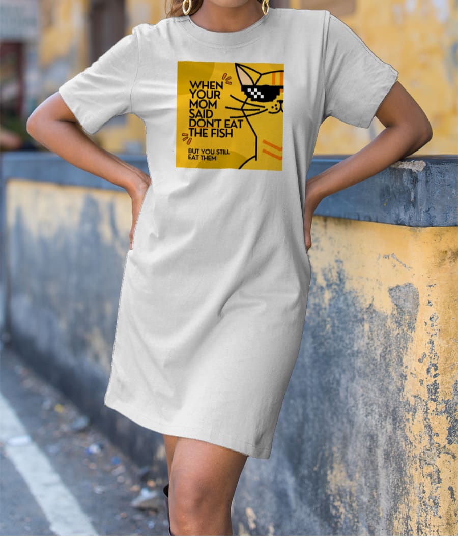Boss Cat T-Shirt Dress