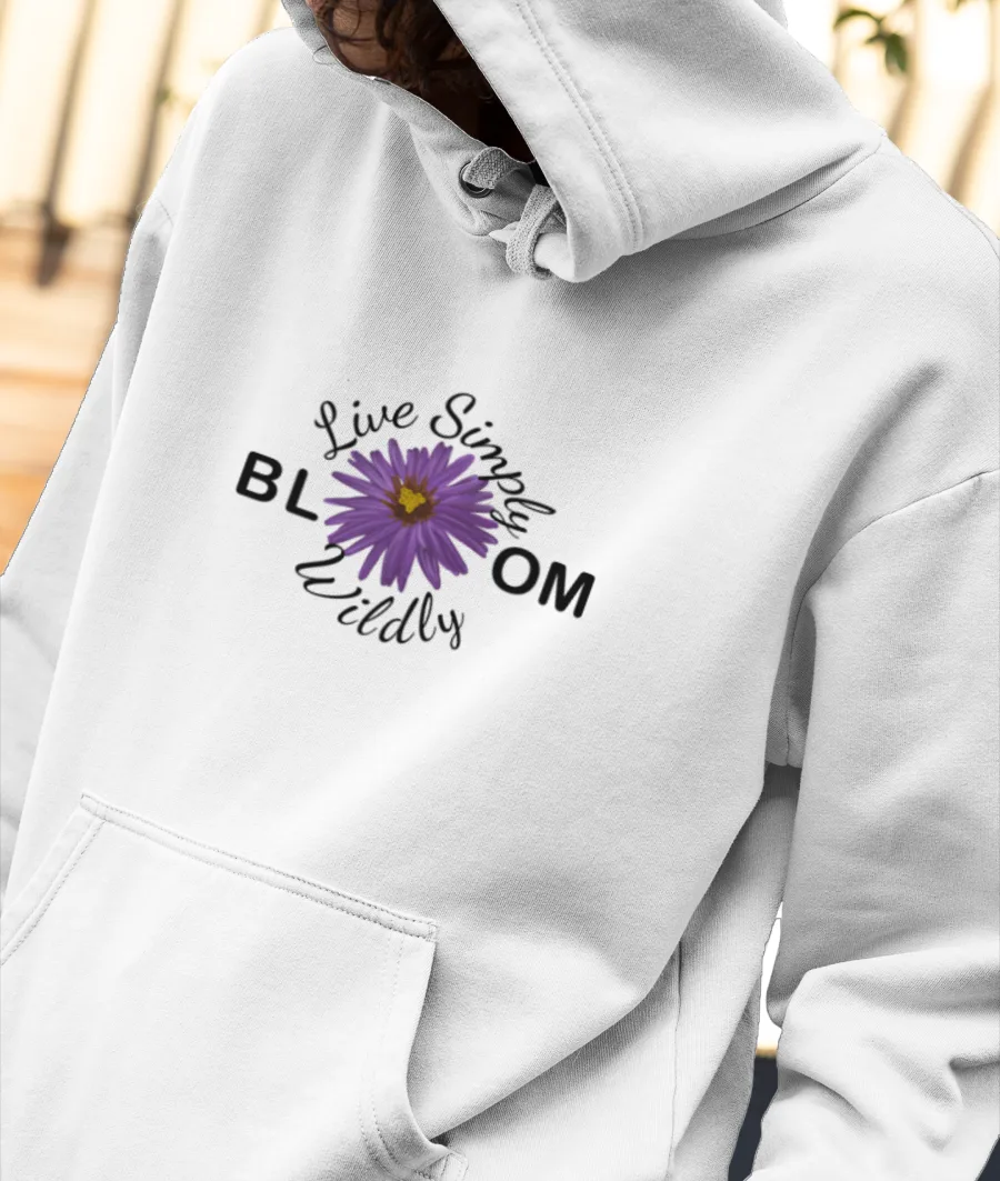 Blossom Beauty Front-Printed Hoodie