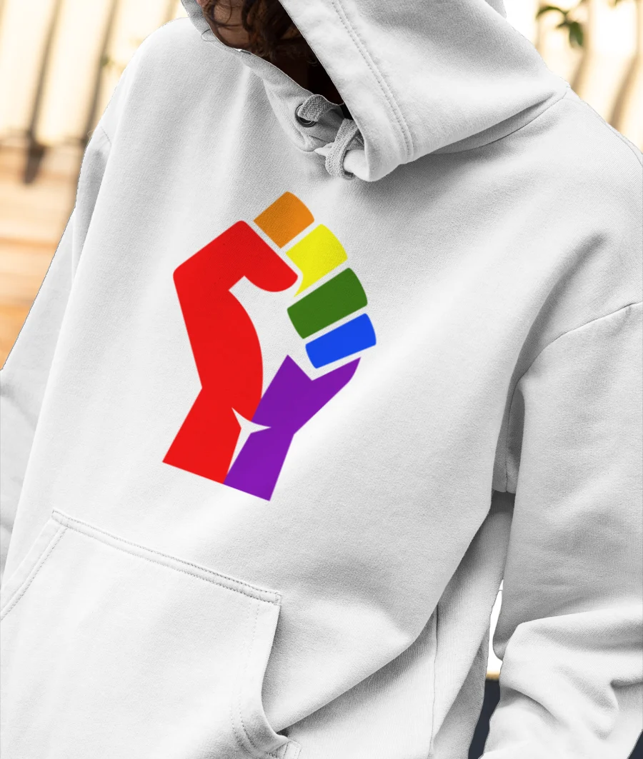 Speak up  Front-Printed Hoodie