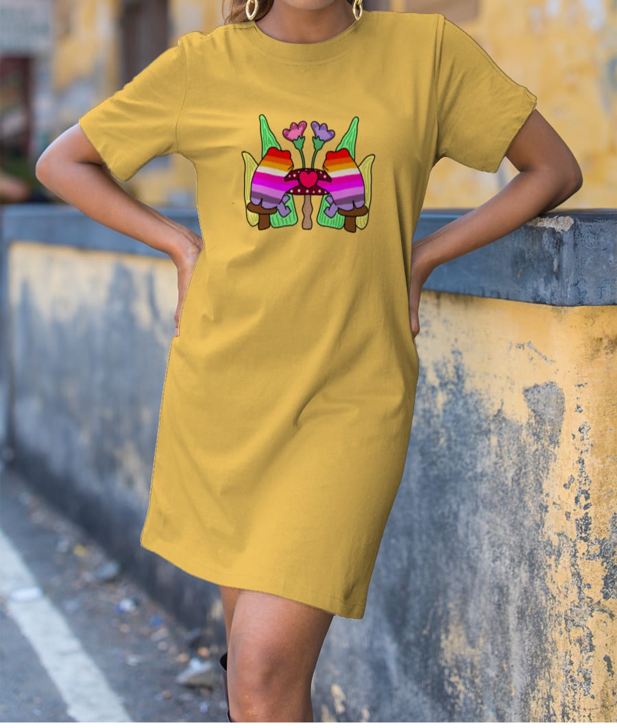 Lesbian couple T-Shirt Dress