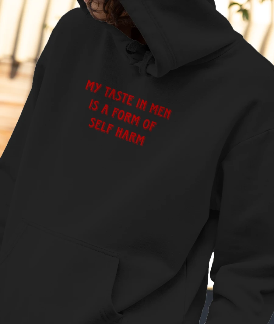 Taste in Men Front-Printed Hoodie