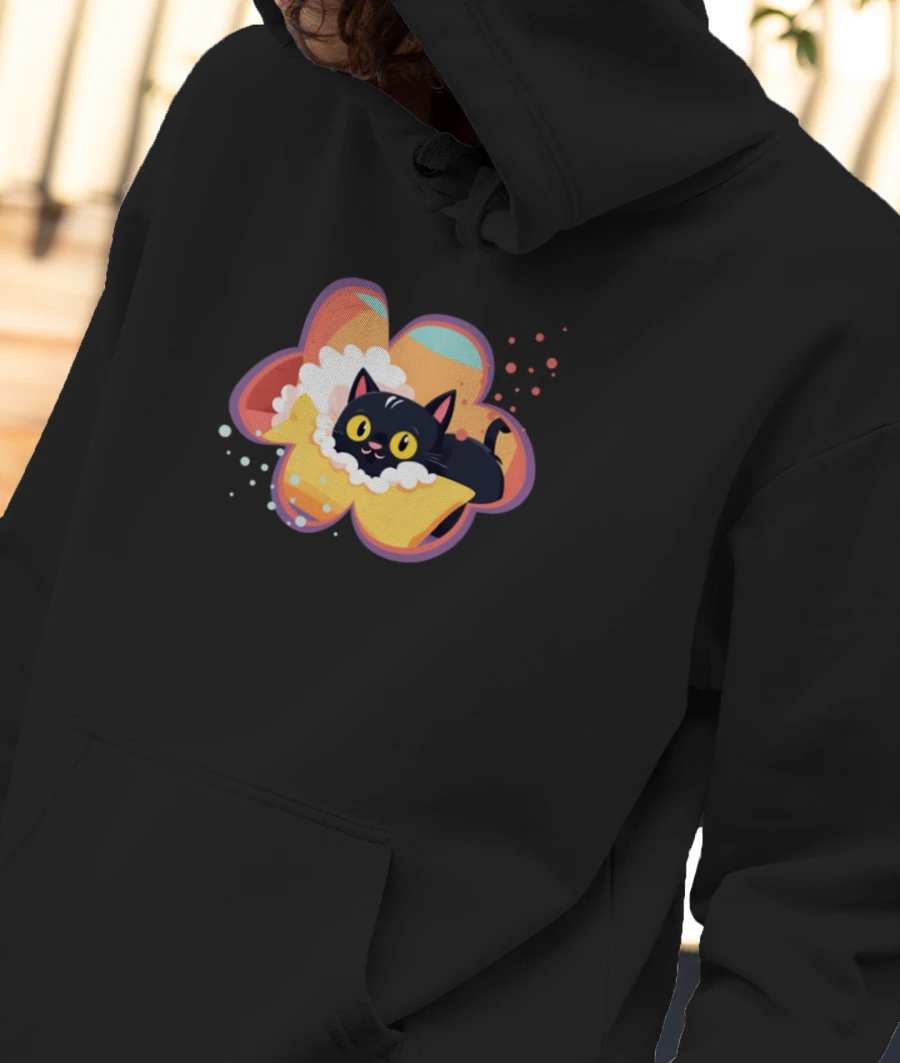 Pillow Monster Front-Printed Hoodie