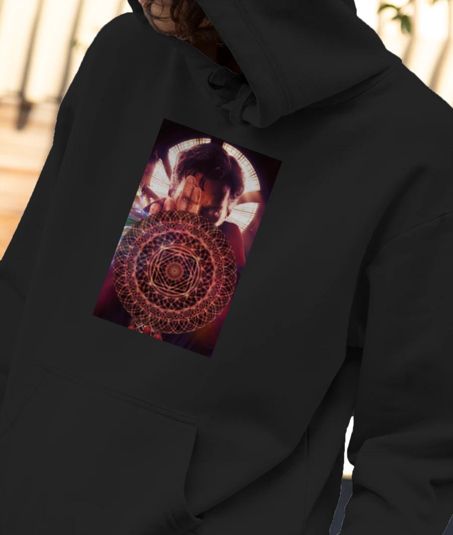 Dr Strange Mandala Front-Printed Hoodie