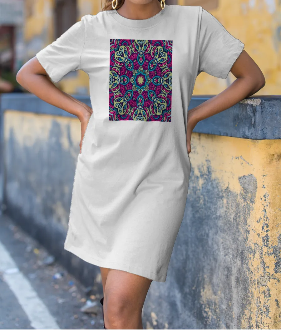 Mandala Four T-Shirt Dress