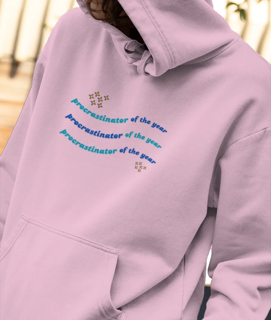 art of procrastination  Front-Printed Hoodie