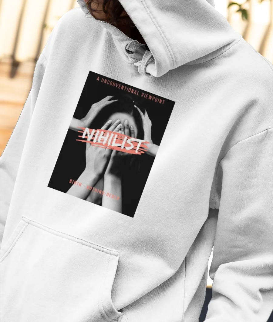 Nihilism Front-Printed Hoodie