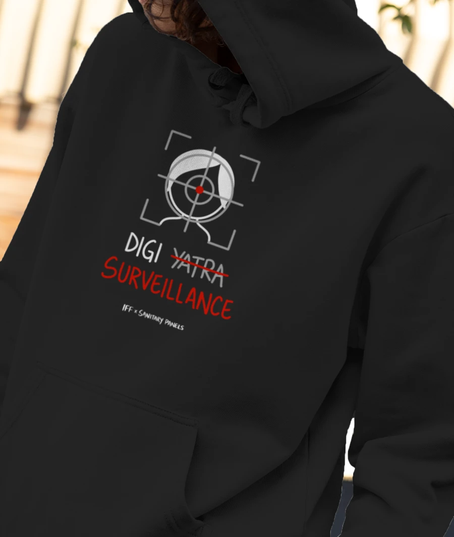 Digiy̶a̶t̶r̶a̶ Surveillance Front-Printed Hoodie