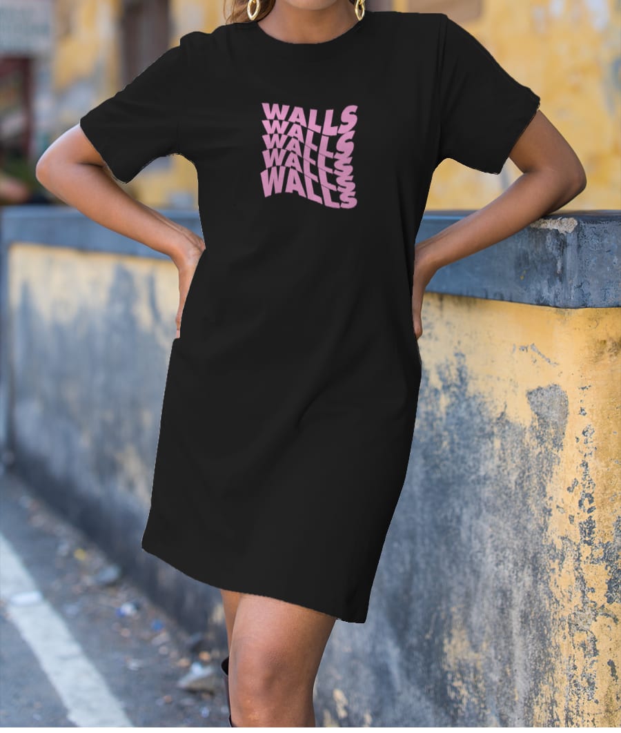 louis tomlinson walls merch T-Shirt Dress