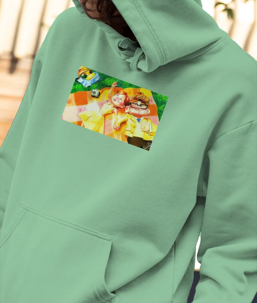 UP Front-Printed Hoodie