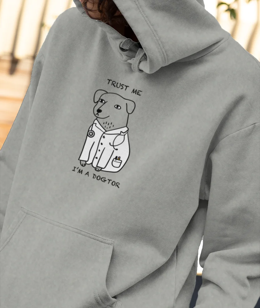 Dogtor Front-Printed Hoodie