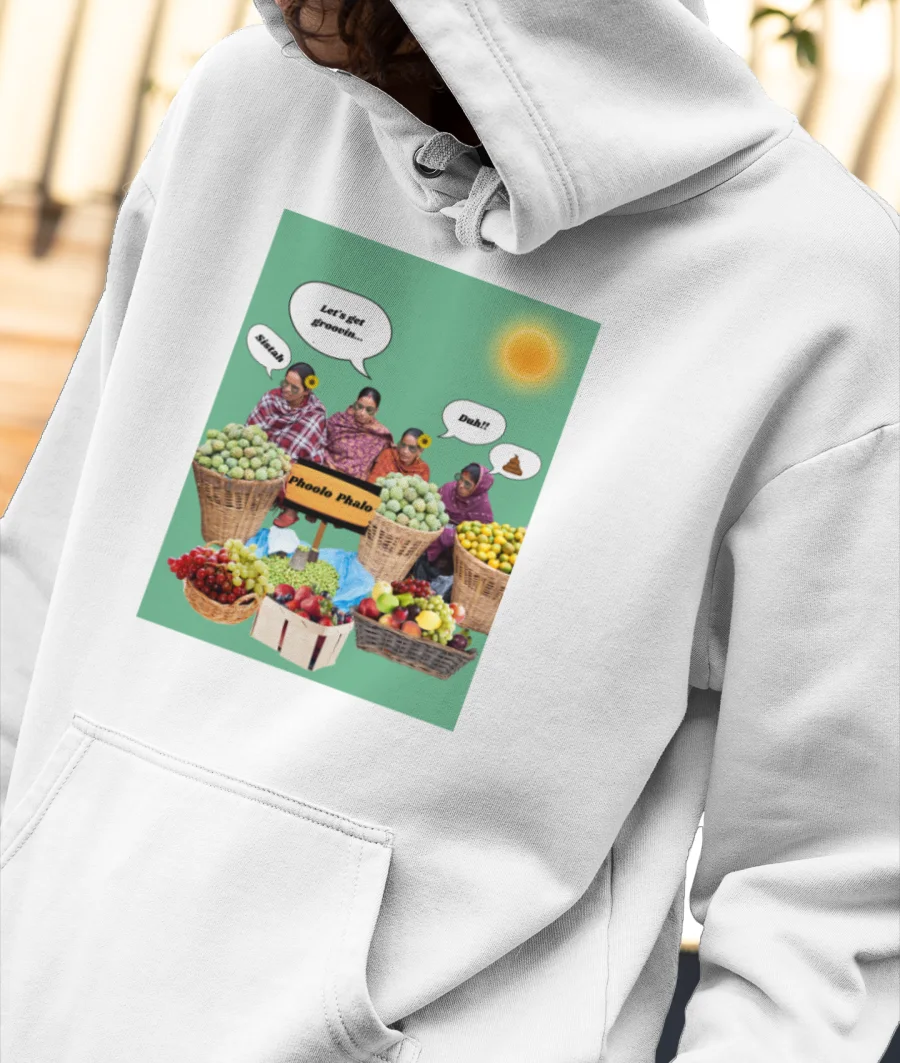 Phoolo phalo meme Front-Printed Hoodie