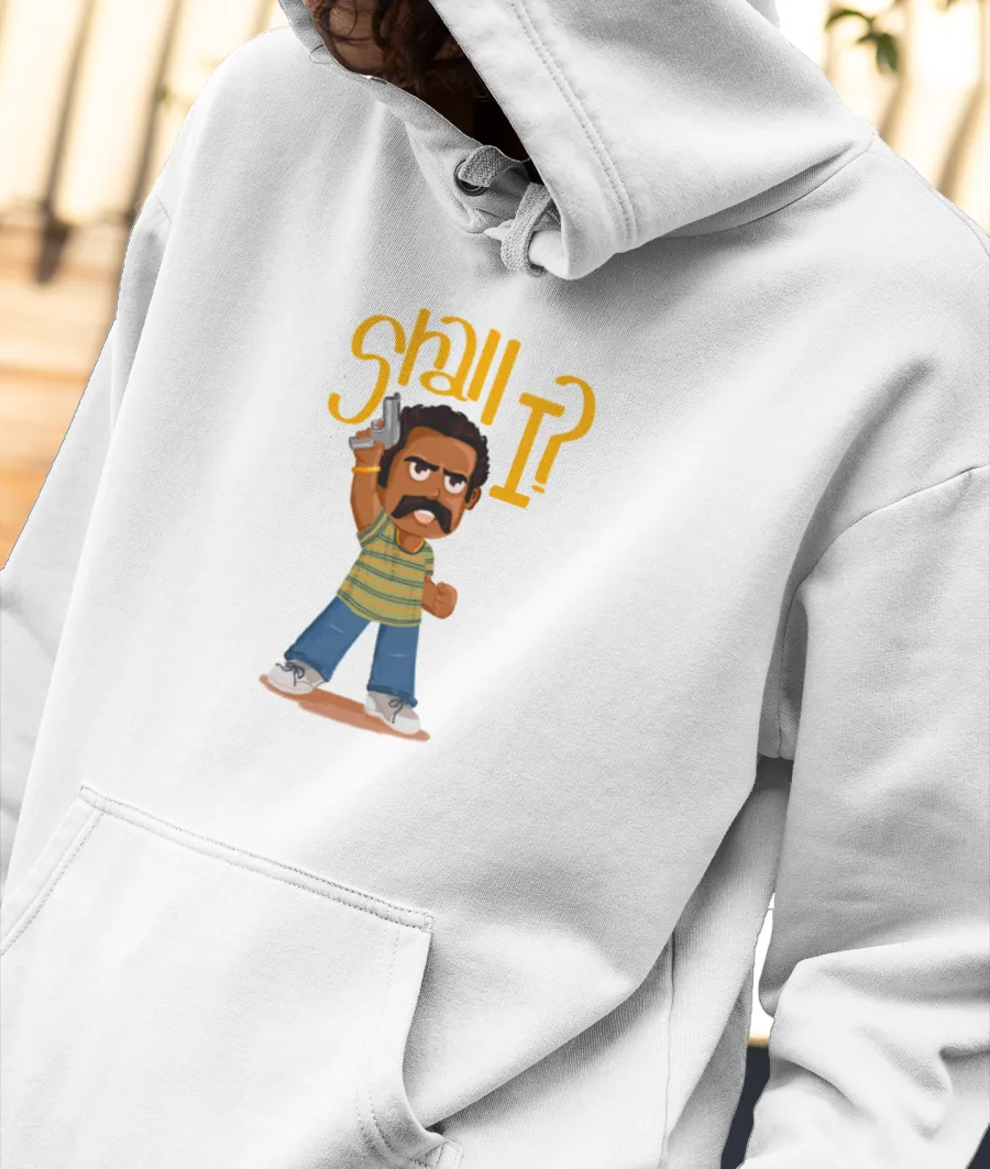 Amban Aavesham character tee  Front-Printed Hoodie