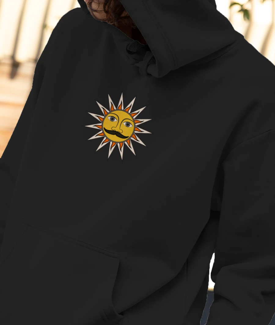 Sun madhubani Front-Printed Hoodie
