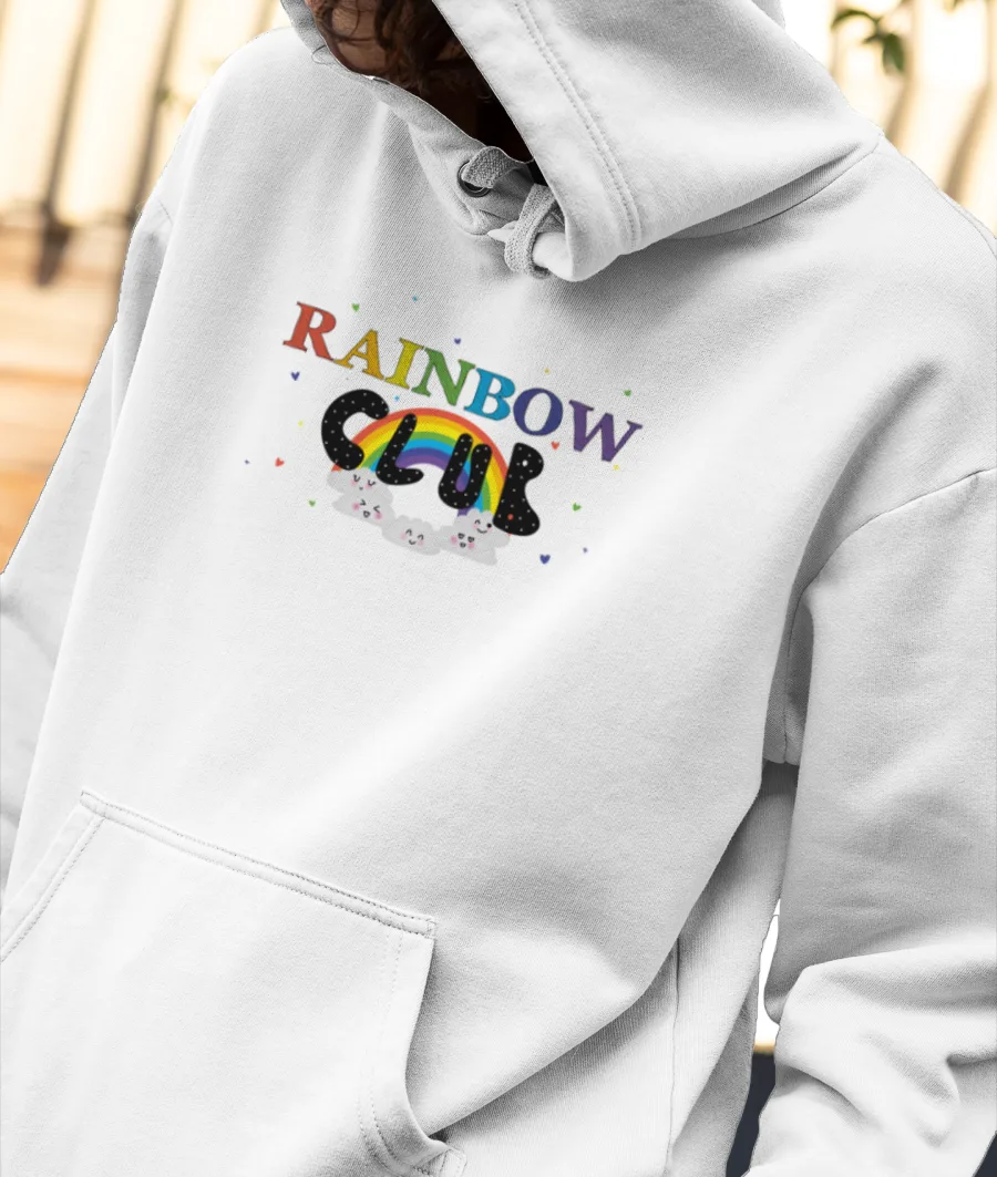 Rainbow Club🏳️‍🌈 Front-Printed Hoodie