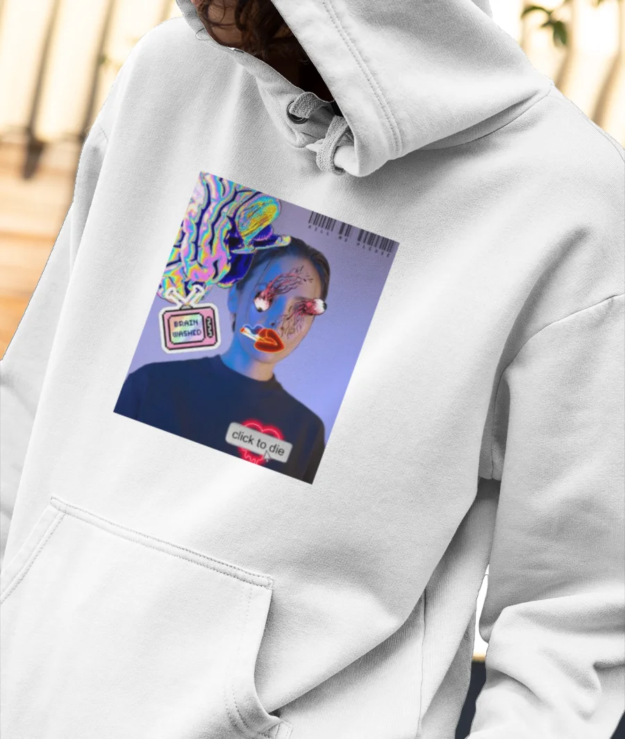 Anxiety Front-Printed Hoodie