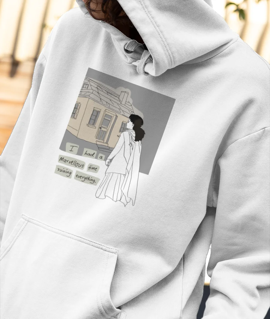 Marvellous time Front-Printed Hoodie