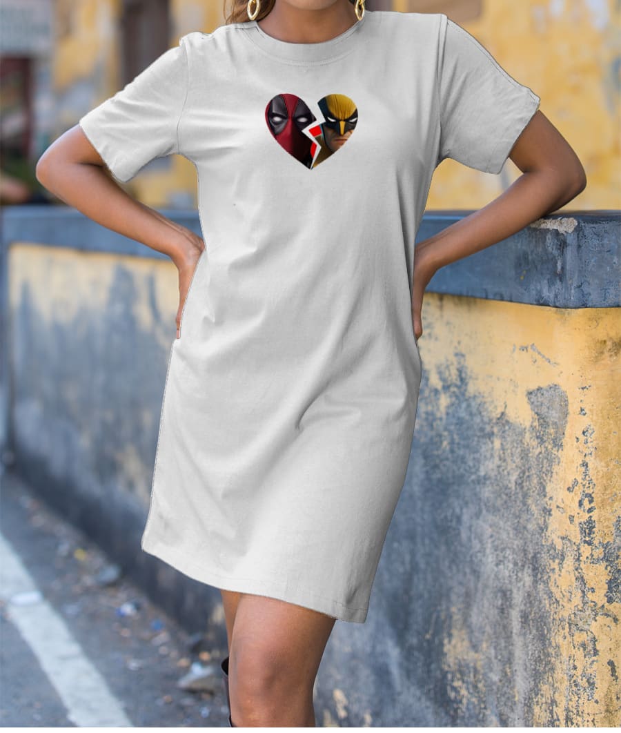 Deadpool x Wolverine T-Shirt Dress