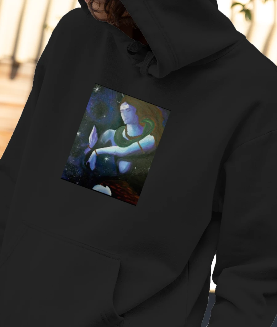 Shiva the cosmic dancer Front-Printed Hoodie