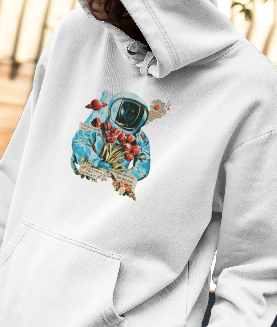 Aesthetic AstroLove Front-Printed Hoodie