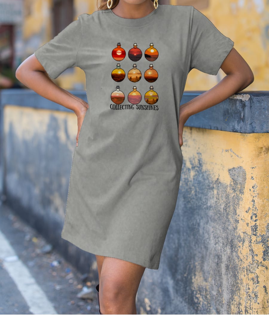 Collecting sun shines T-Shirt Dress