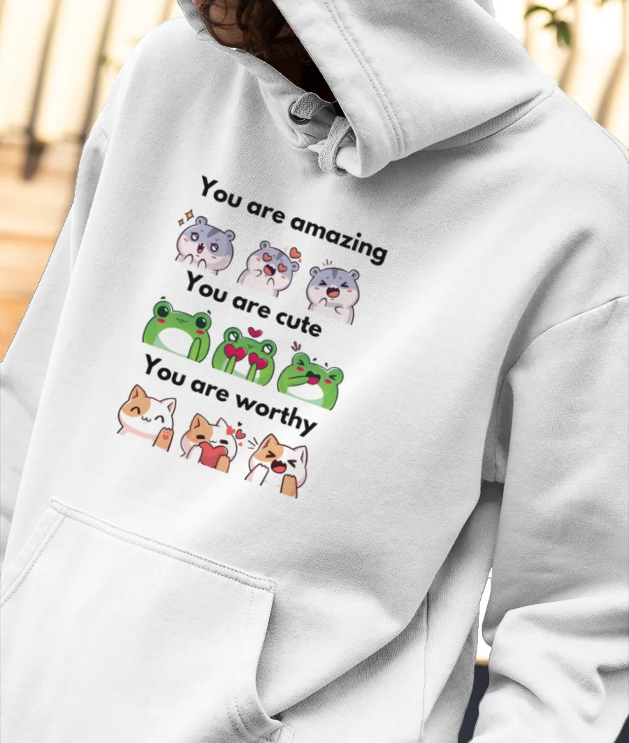 self-love Front-Printed Hoodie