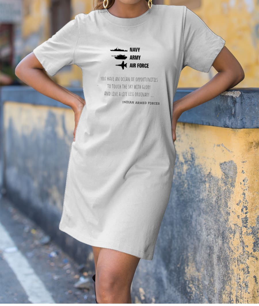 Indian armed forces T-Shirt Dress