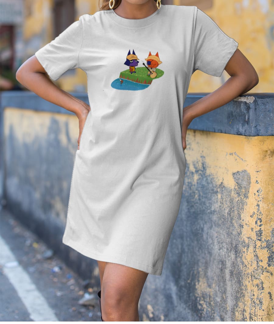 Webfishing T-Shirt Dress