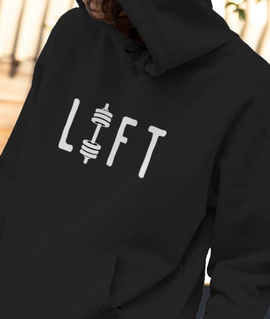 LIFT FITNESS GYM AND WORKOUT Front-Printed Hoodie