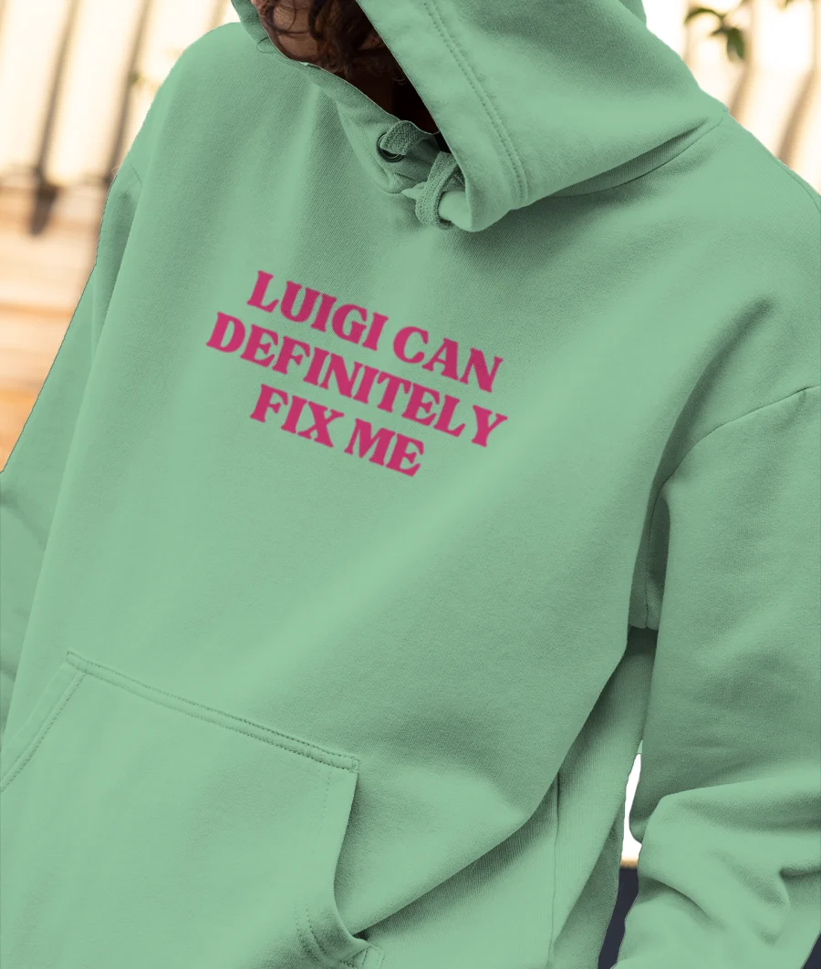 Luigi Mangione Front-Printed Hoodie