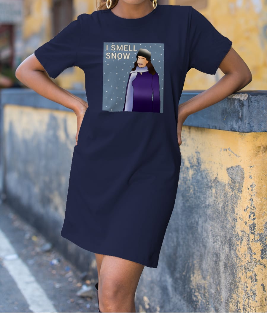 Gilmore girls-I smell Snow  T-Shirt Dress