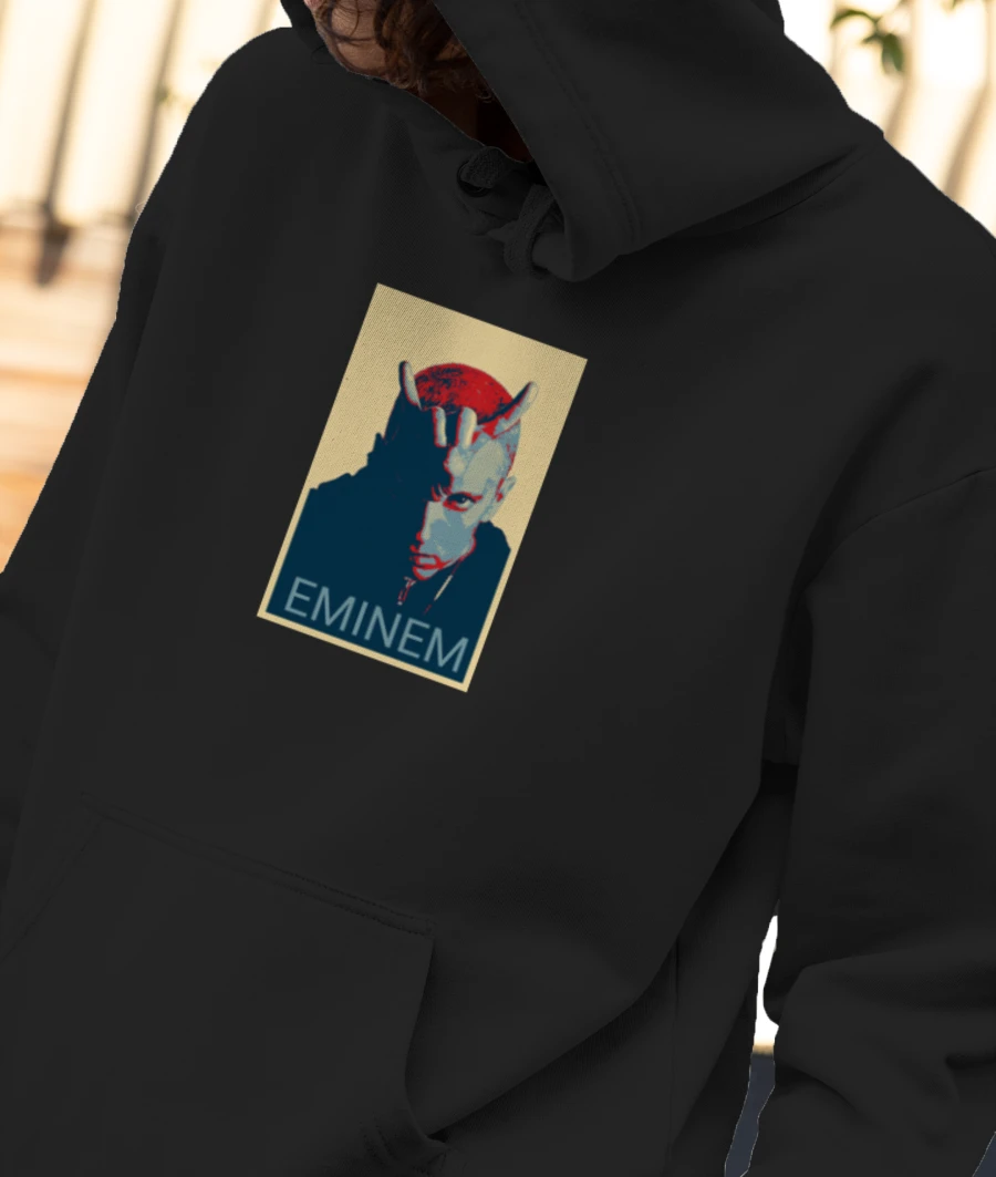 RAP GOD Front-Printed Hoodie