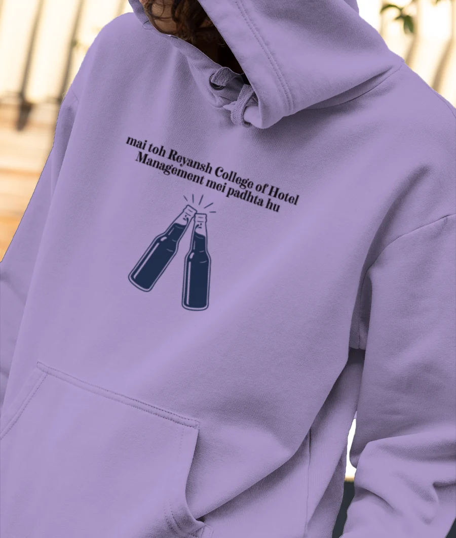 reyansh college meme 2 Front-Printed Hoodie