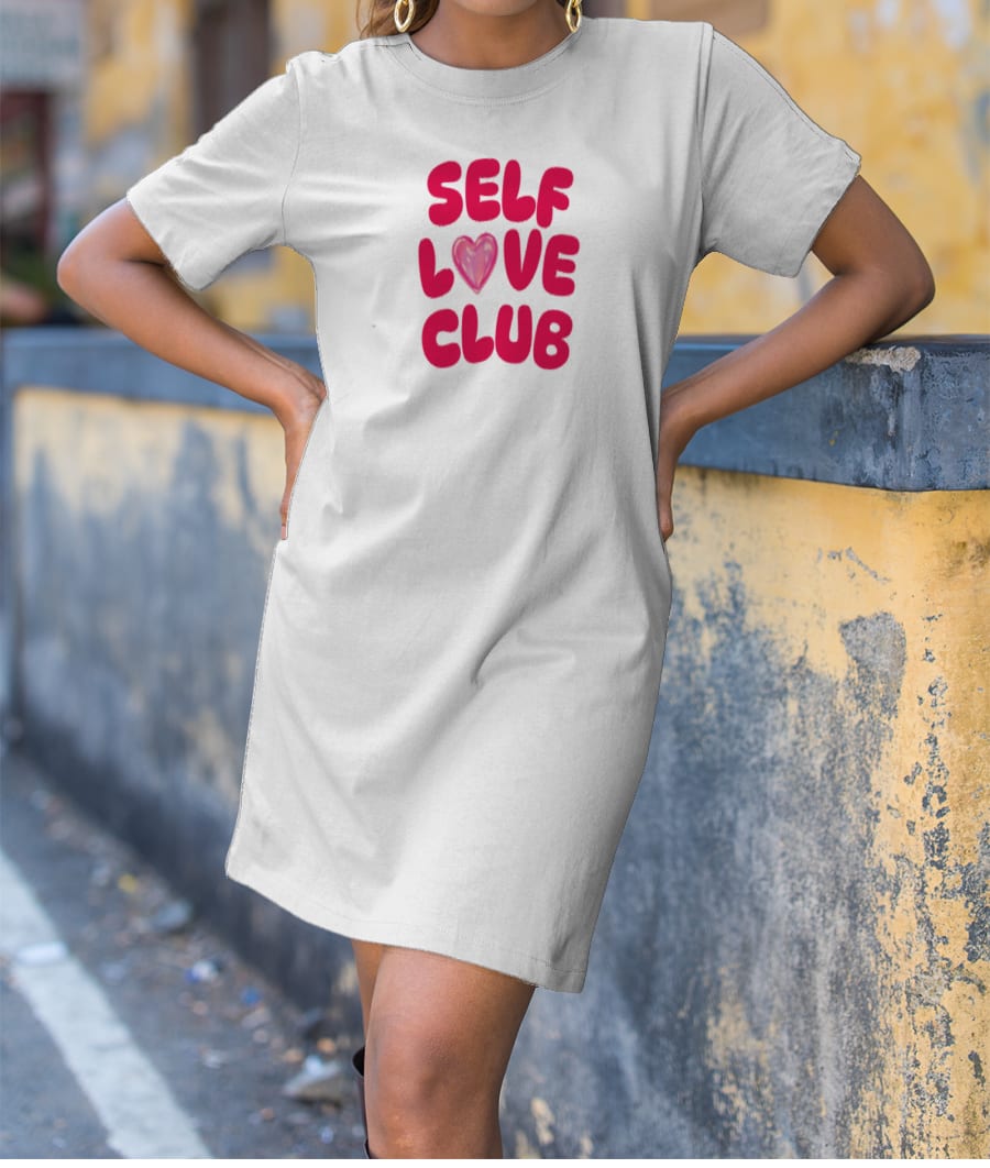 Self love club T-Shirt Dress